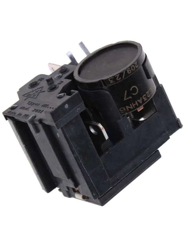 Whirlpool KIT RELAIS / CLIXON TX1C7 - 481010796806 Zwart