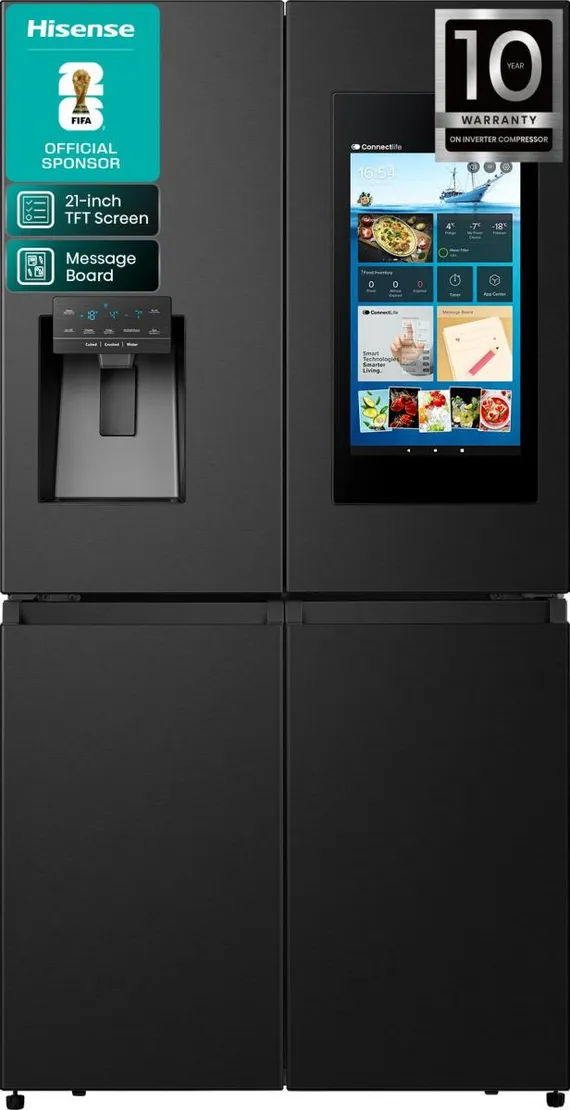Hisense RQ760N4IFE Amerikaanse koelkast Zwart, foto 4