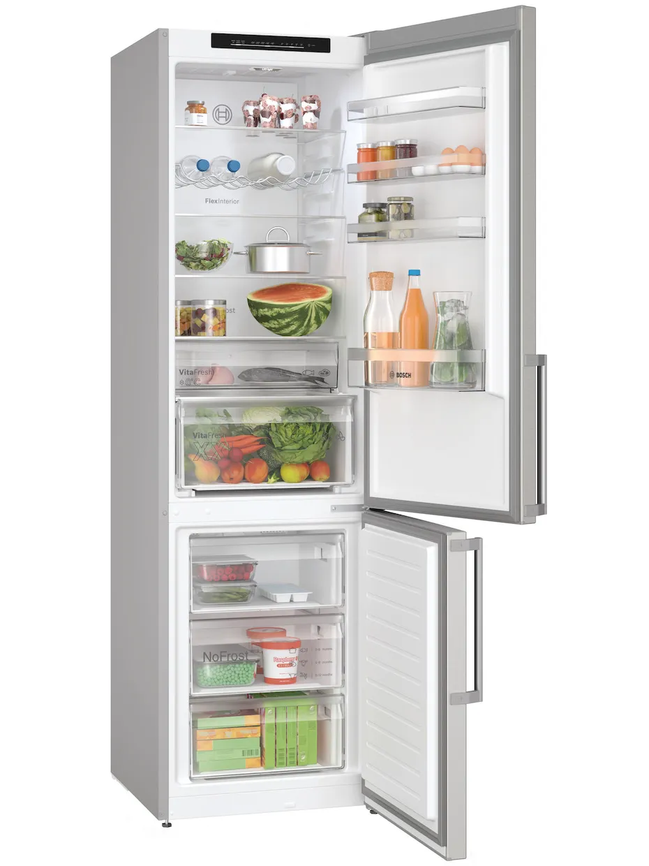 Bosch KGN39VIBT Koel-vriescombinatie Zilver, foto 2