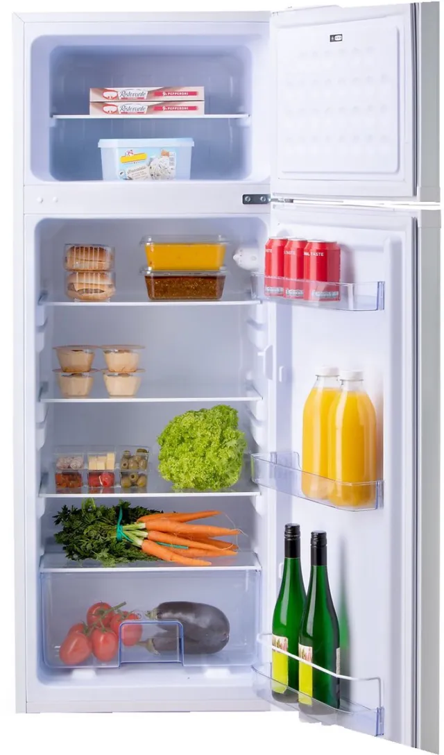 Domo DO91401C koel-vriescombinatie, 206 liter, No Frost Wit