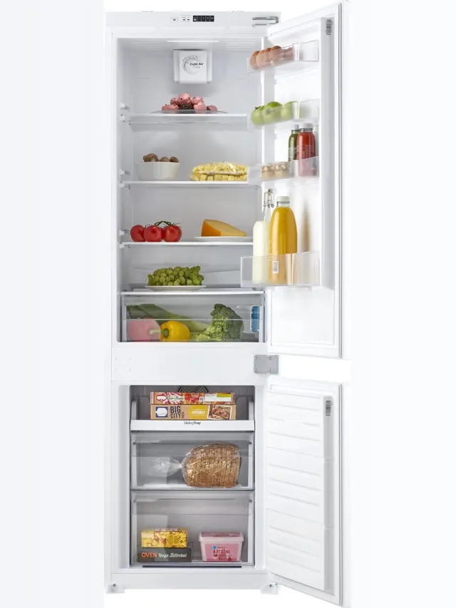 Inventum IKV1788S 178 cm energiezuinige No Frost inbouw koel-vriescombinatie - Koelkast met vriesvak - Stil - Superkoelen - Vershoudlade - 243 liter - Sleepdeur - Wit