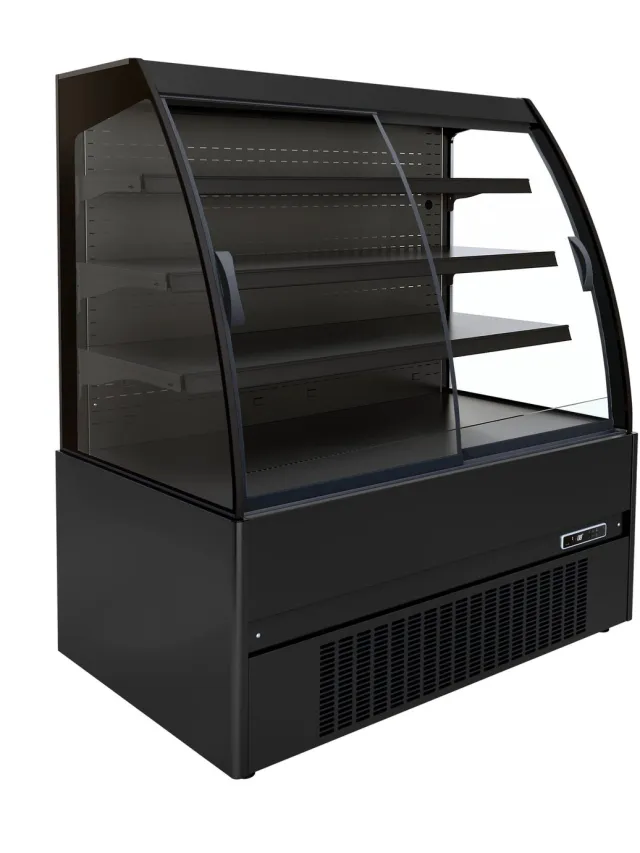 Combisteel Wandkoeling - Noah - Zwart - +2°C/+8°C - Geforceerd - Schuifdeuren - 1510x665x1500mm