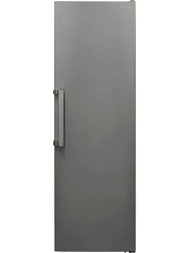 Sharp SJSC11CMXIDEU - kastmodel vriezer - 186cm - energie label D - 280 liter - No Frost - Zilver