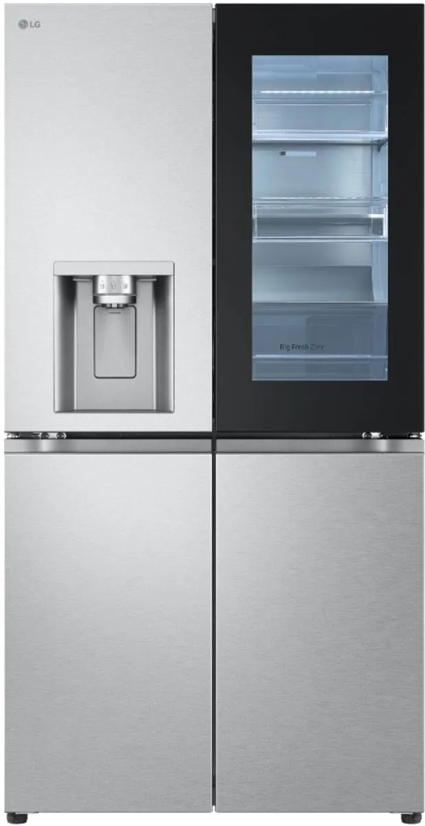 LG GMG960MBJE Amerikaanse koelkast, 638 liter, Door-in-Door Zilver