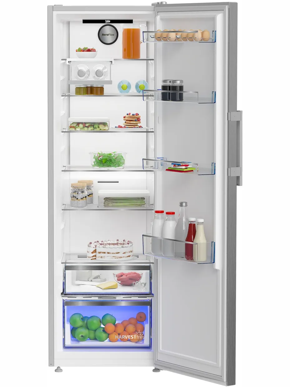 Beko B7RMLNE445ZXP Koelkast zonder vriesvak Grijs, foto 3