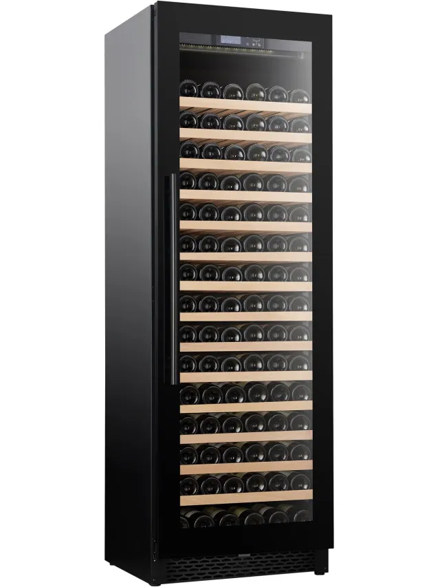 Combisteel Wijnkoelkast 325l Single Zone - CombiSteel 7525.0040 - Horeca & Professioneel Zwart