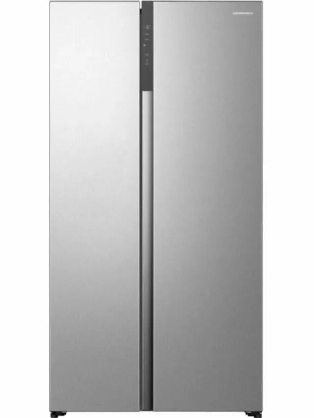 Heinner HSBS-HS544NFINVXE++ American Side-by-Side Koelkast – 544 L – Total No Frost – Inverter Compressor – Energieklasse E – Touchbediening met LED-display – Super Cooling – Super Freeze – Fuzzy Mode – Open-deur Alarm – RVS-look – 5 Jaar Garantie