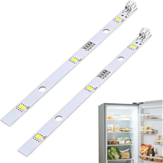 longziming LED Koelkast Lamp Hisense - Koelkast LED Vervanglamp - 12V Koelkast Verlichting - Plug-And-Play Installatie - Helderwitte Led Verlichting - Duurzaam Plastic - Bajonetsluiting Systeem - Energiezuinig En Langlevend - 2 Stuks
