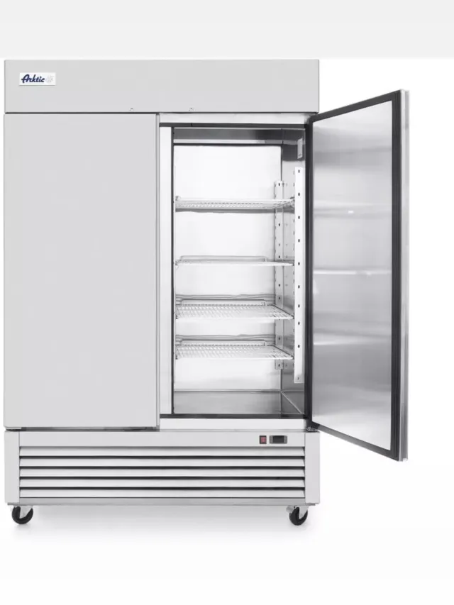 Arktic Hendi Arktic Koelkast - 1300L - GN 2/1 - Kitchen Line - 230V/320W - 1382x800x2100mm - Horeca Koelkast Wit