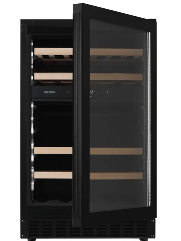 Wine Klima D39-OB72-PUSH Zwart